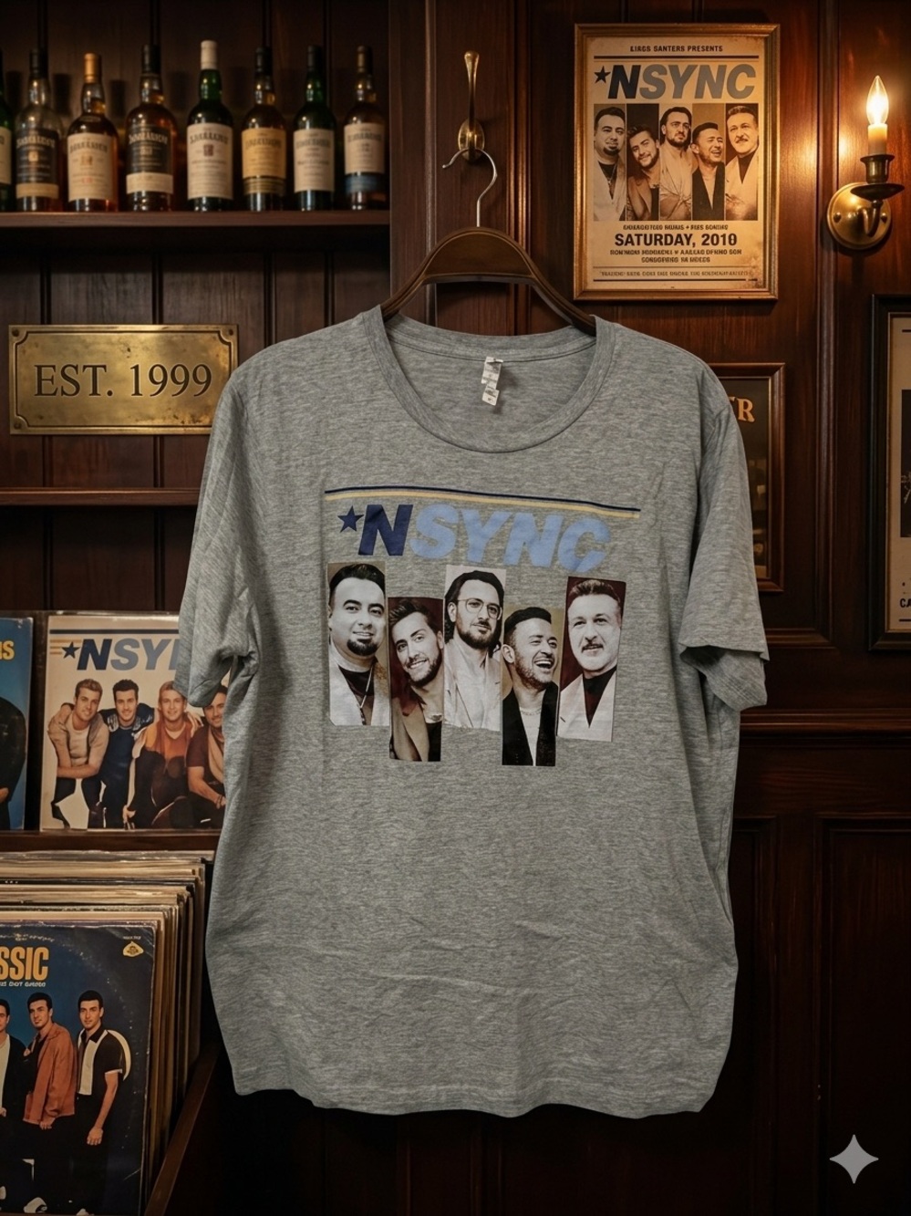 NSYNC Graphic Short Sleeve Tee - Grey